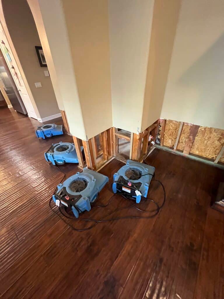 Water Damage Restoration in the Village at the Park Neighborhood of Camarillo