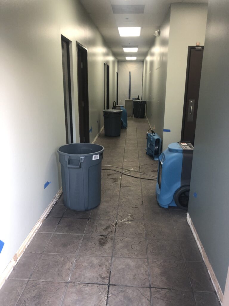 Commercial Water Restoration Project in Oxnard