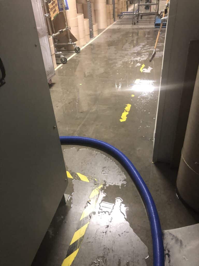 Commercial Water Restoration Project in Oxnard, CA