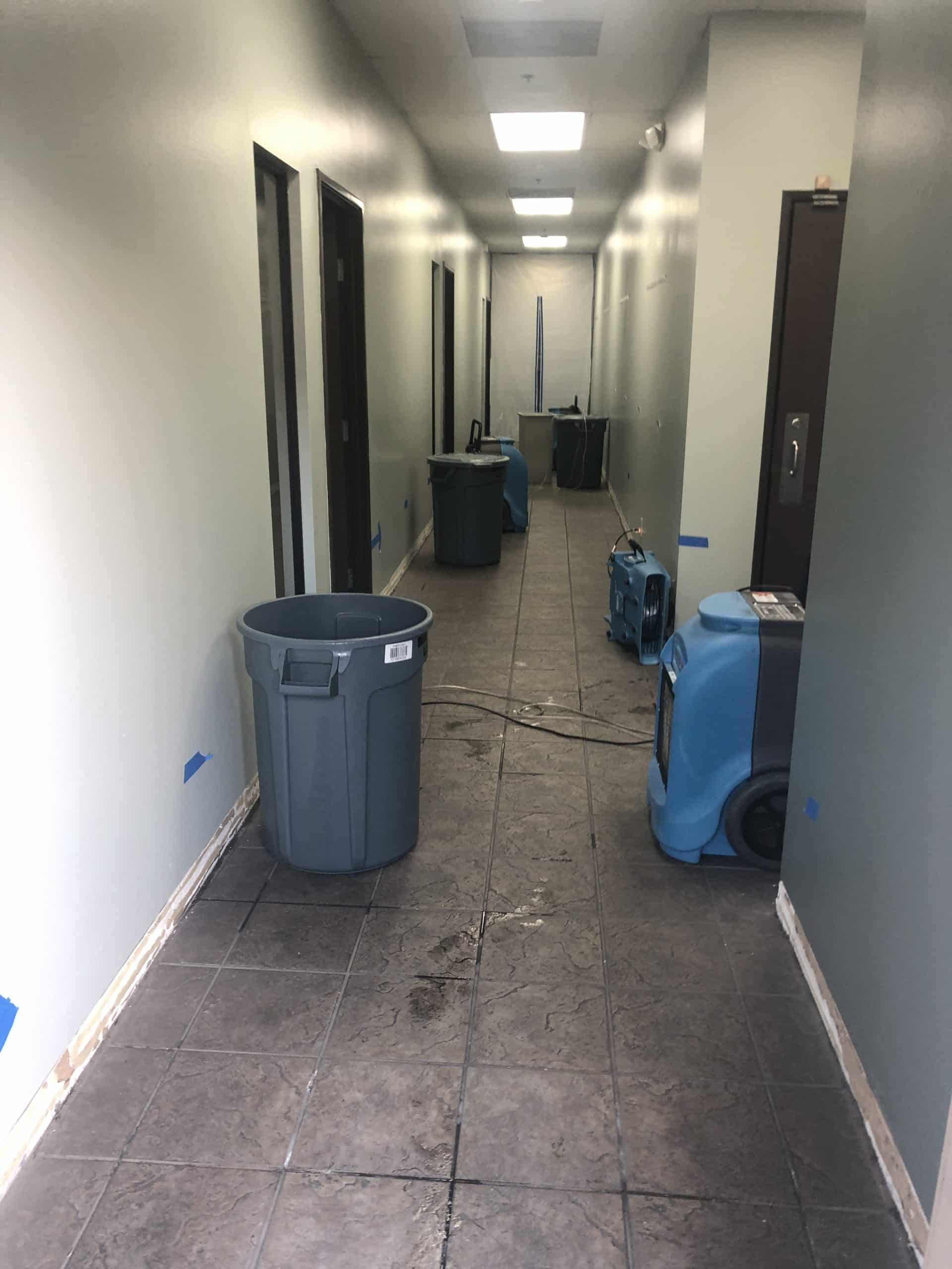 Commercial Water Restoration Project in Oxnard