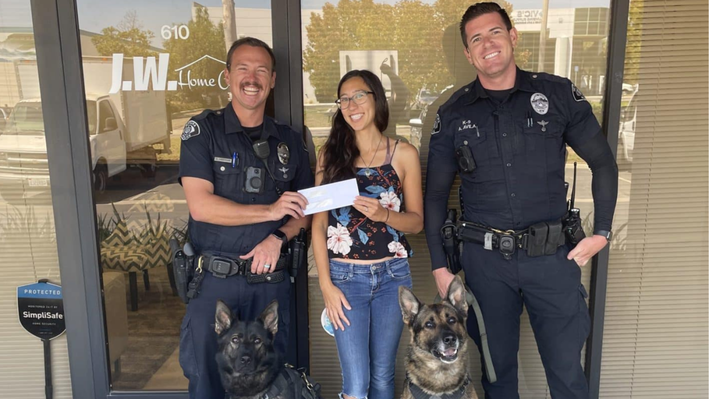 JW Home Care Proudly Sponsors Ventura Police K9’s Dining with the Dogs Event