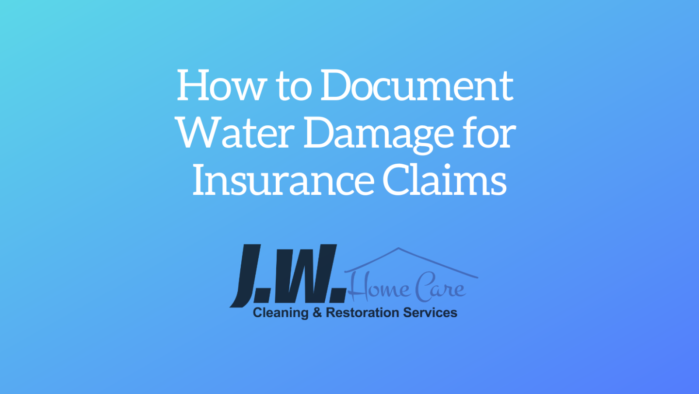 How to Document Water Damage for Insurance Claims
