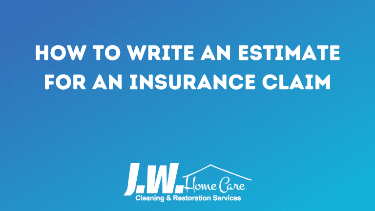 How to Write an Estimate for an Insurance Claim