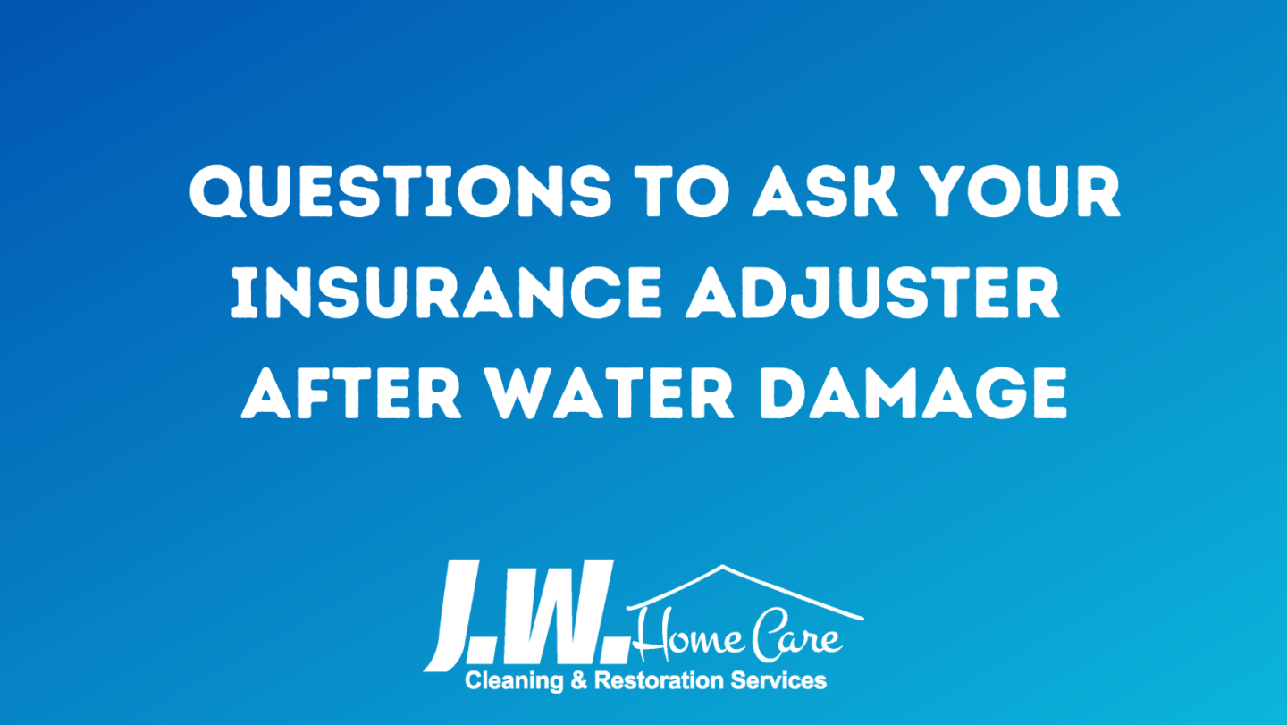 Questions to Ask Your Insurance Adjuster After Water Damage