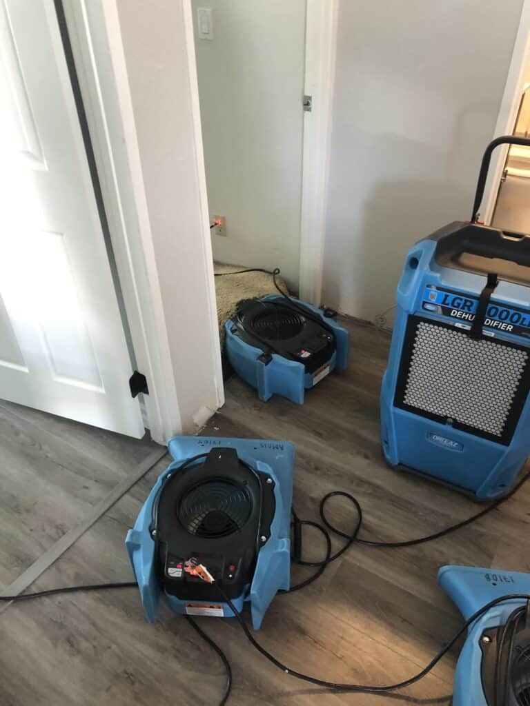 Water Damage Project in Santa Paula CA